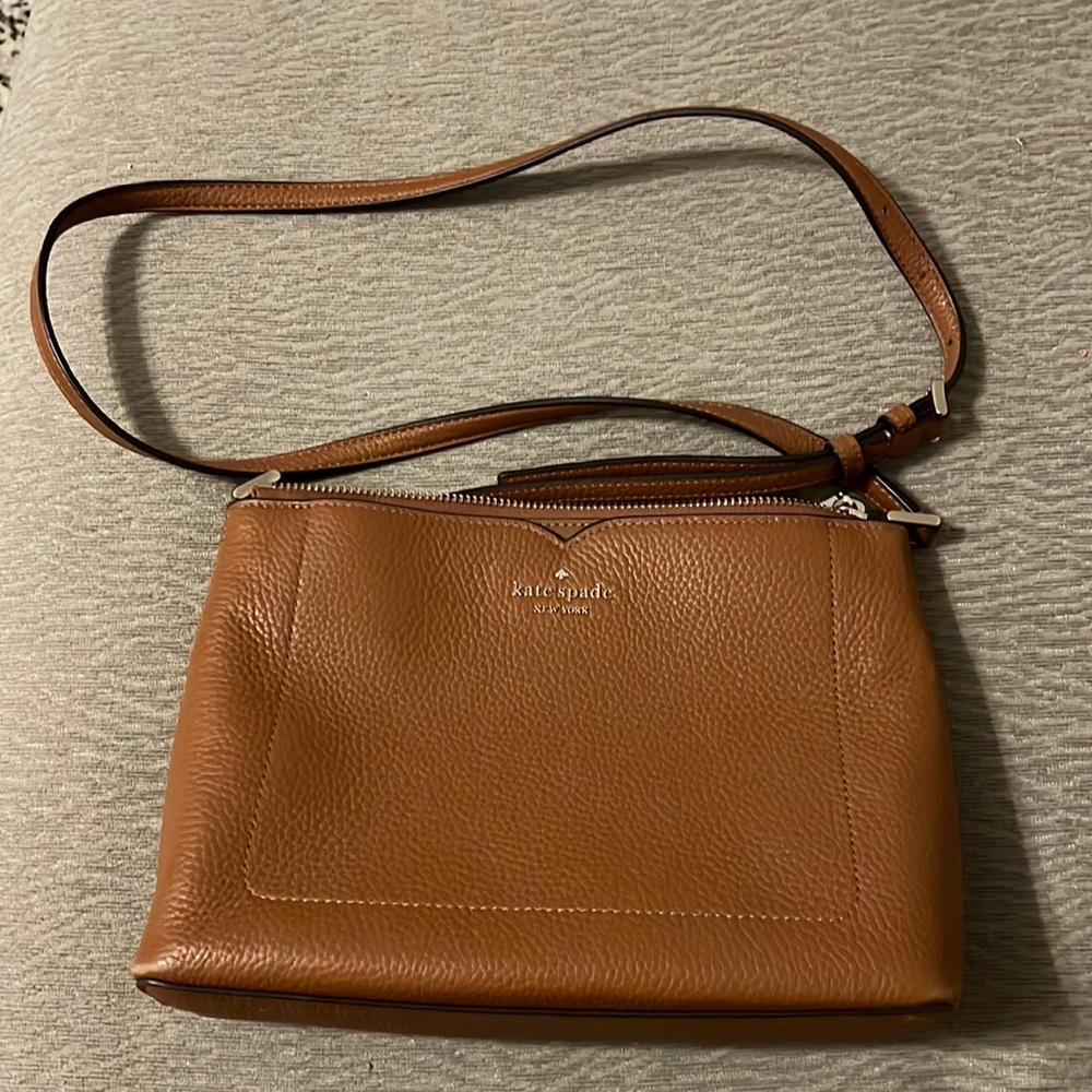 Kate Spade Brown Crossbody. EUC